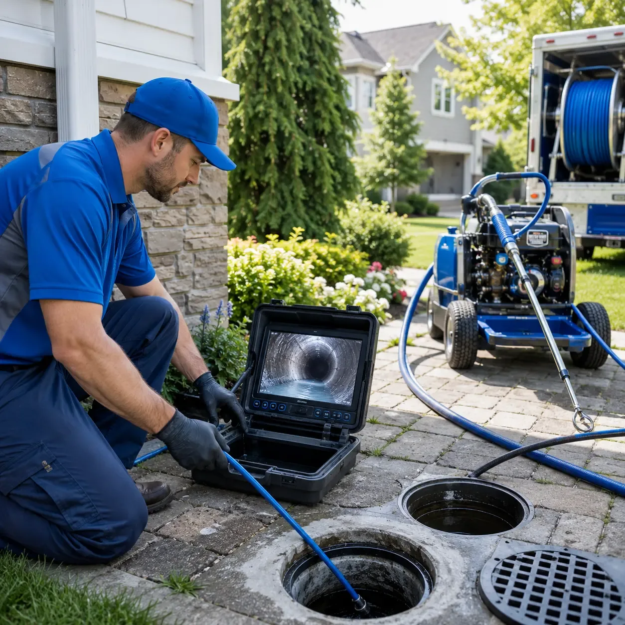 Outdoor drain cleaning professionals serving Lizton, IN